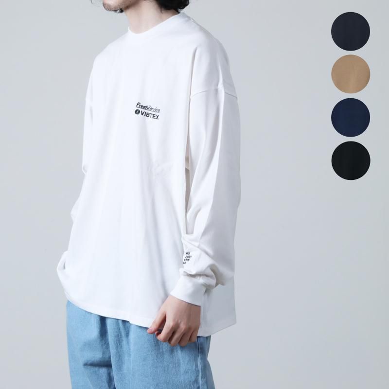 フレッシュサービス＞ VIBTEX ロング スリーブ Tシャツ ロンT - T 