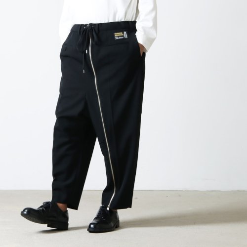 [THANK SOLD] TAKAHIROMIYASHITATheSoloist. (ҥߥ䥷) reverse cropped baggy zipper pant