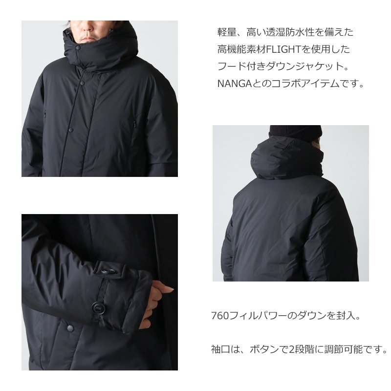 F/CE. (エフシーイー) × NANGA FT MILITALY HALF DOWN PARKA / ミリタリーハーフダウンパーカー