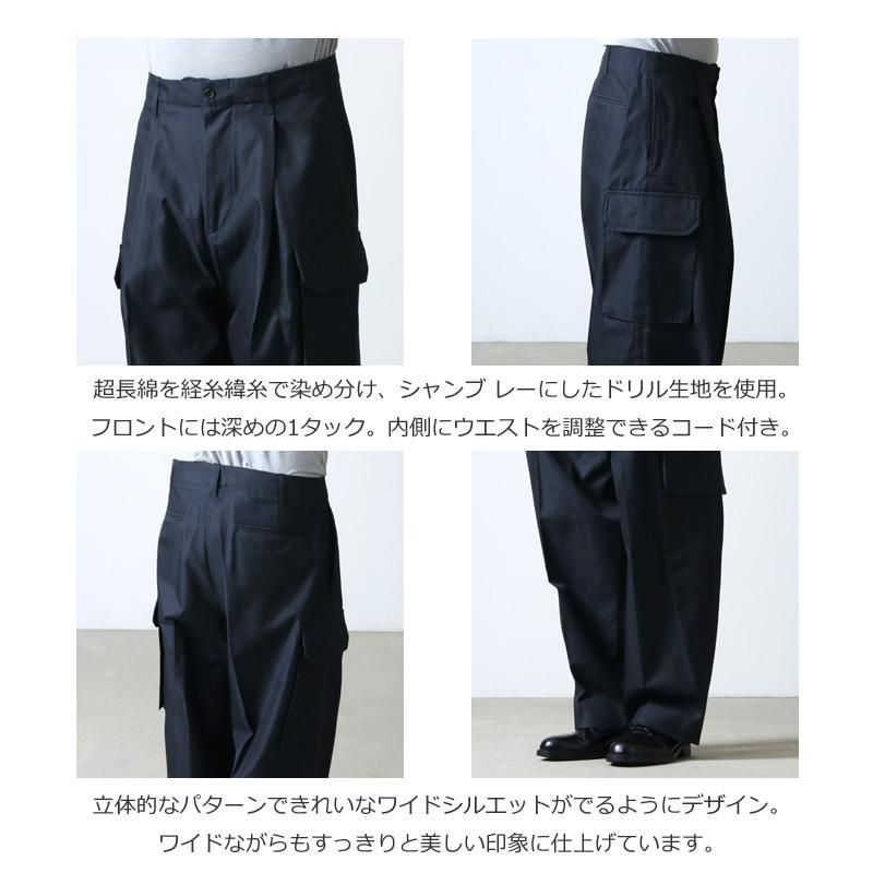 blurhms (ブラームス) Drill Chambray Super Wide 6P Slacks