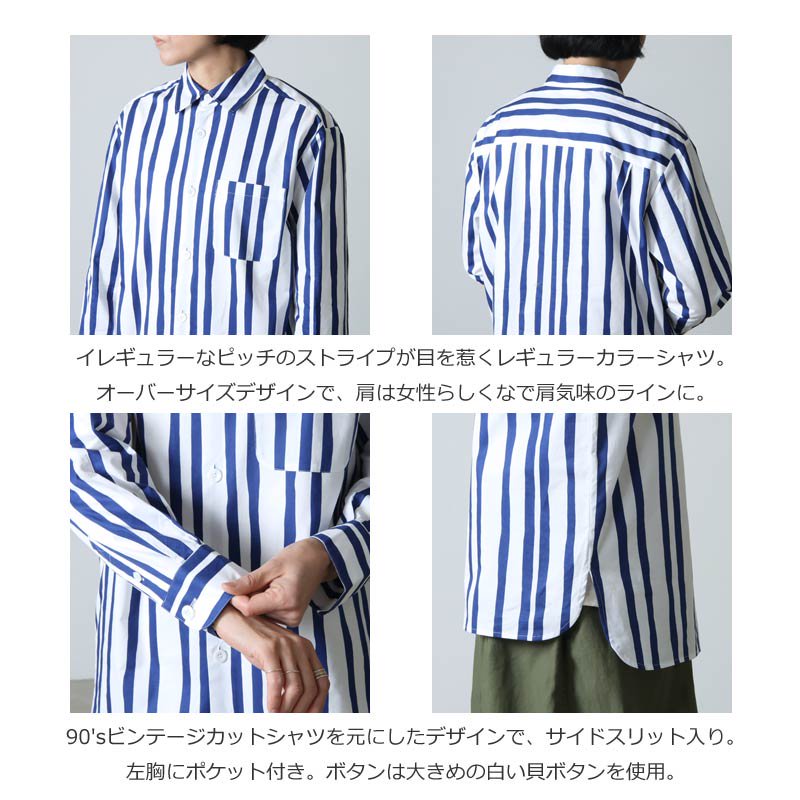 A.P.C. (アーペーセー) CHEMISE SELA / ストライプシャツ