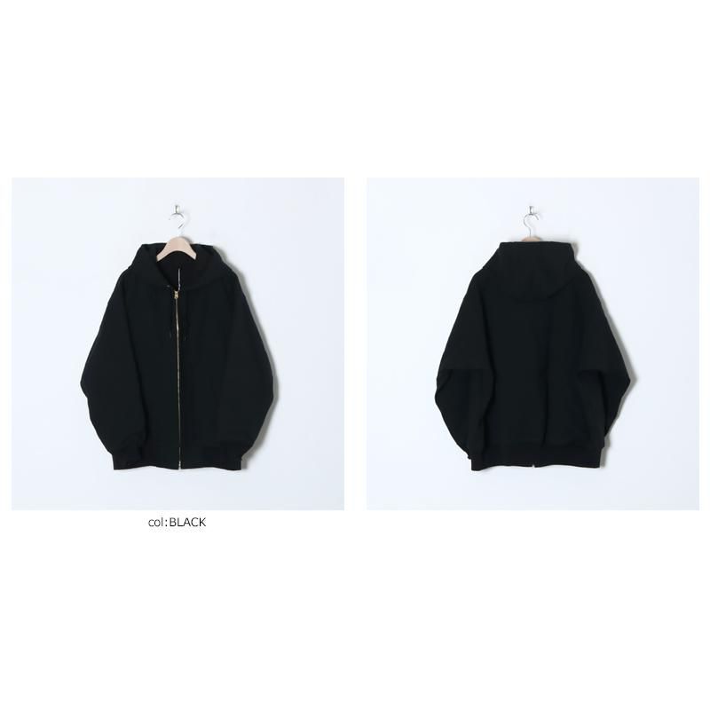 COMOLI (コモリ) コットンダック ジップパーカ