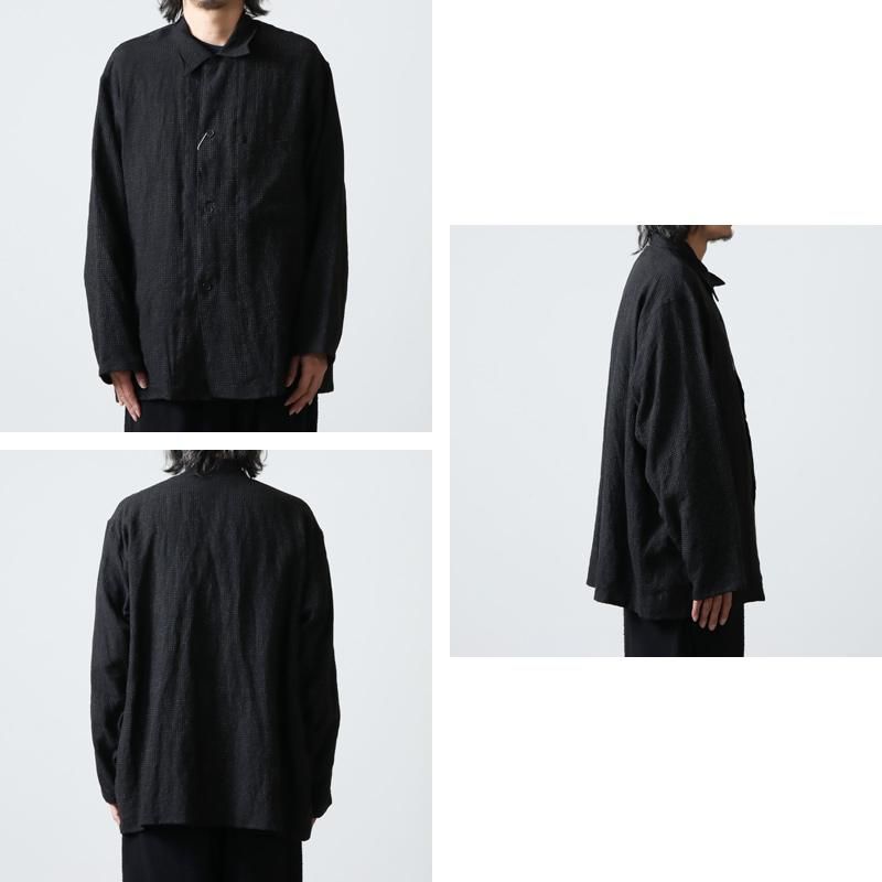 COMOLI (コモリ) リネンドット シャツジャケット