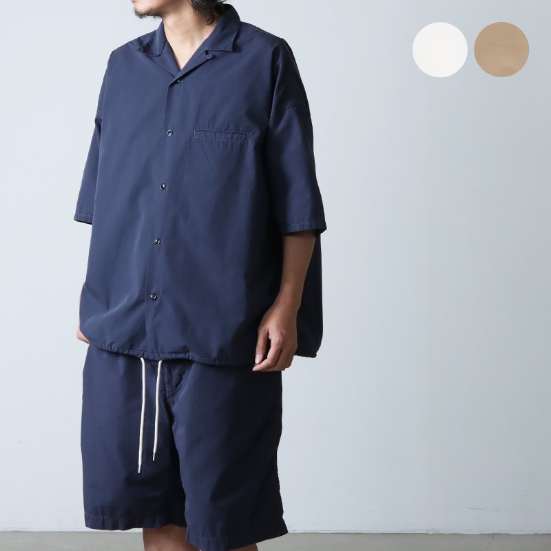 nanamica (ナナミカ) Open Collar Wind H/S Shirt / オープンカラーウィンドハーフスリーブシャツ