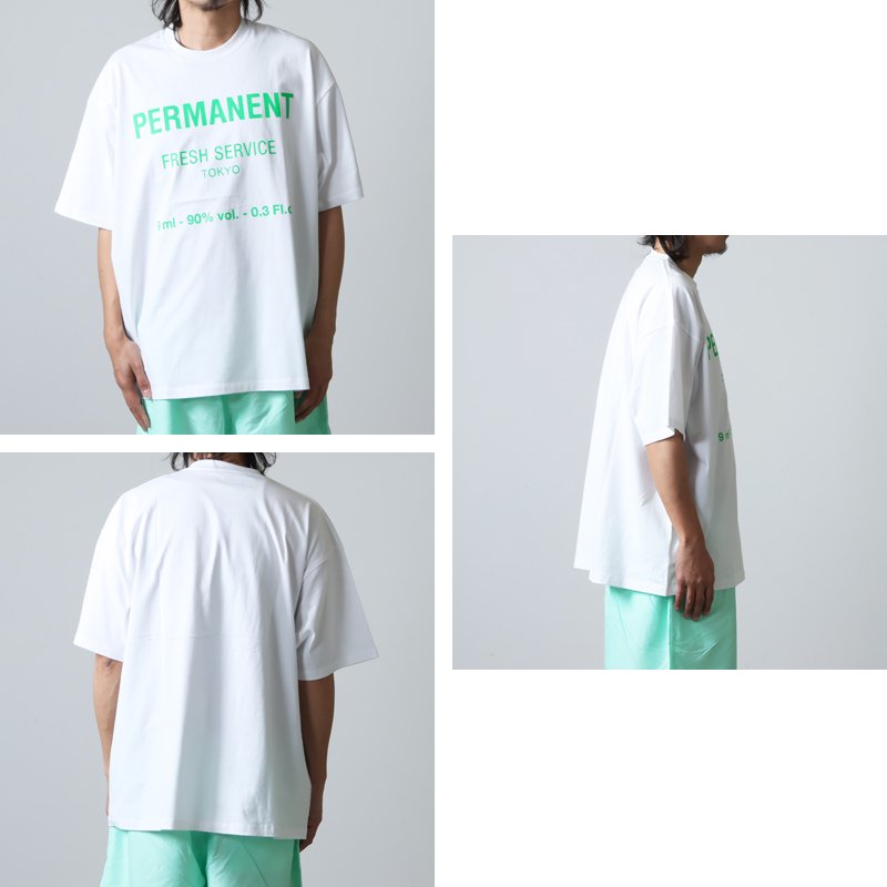 フレッシュサービス FS PRINTED TEE “PERMANENT”-