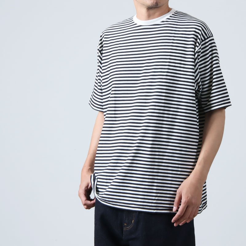 YAECA (ヤエカ) CREW NECK T-SHIRTS STRIPE S/S / クルーネックTシャツ 