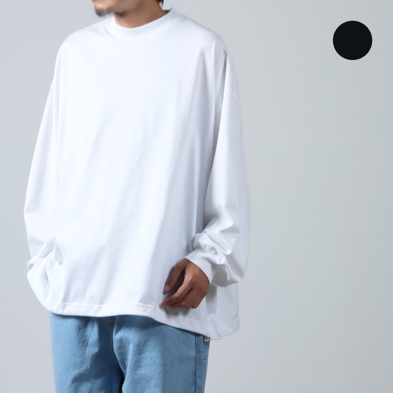 is-ness (イズネス) BALLOON LONG T SHIRT / バルーンロングTシャツ