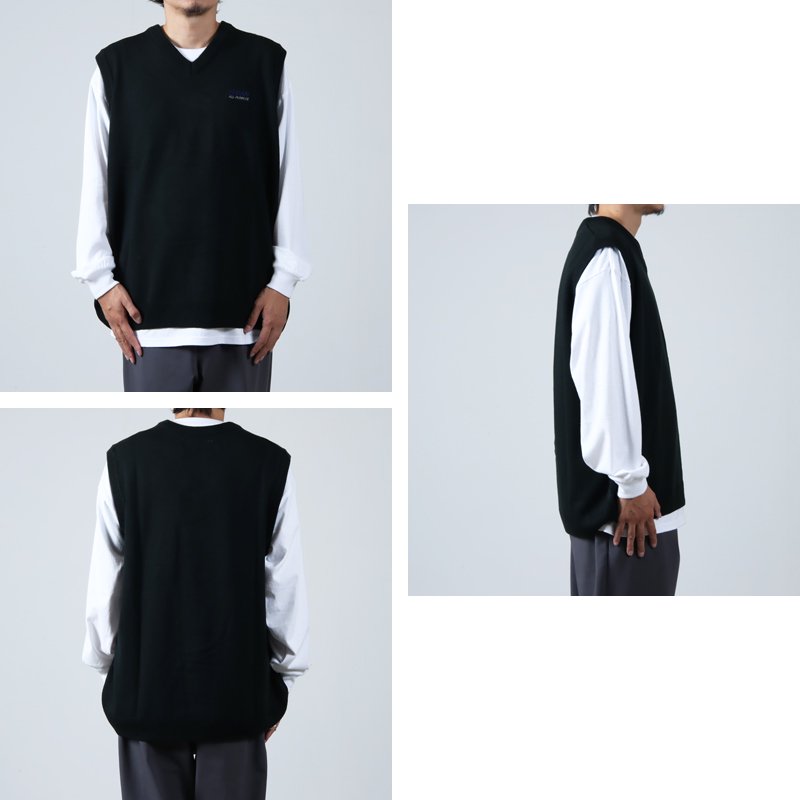 SEDAN ALL-PURPOSE (セダンオールパーパス) Tech Logo Knit Vest