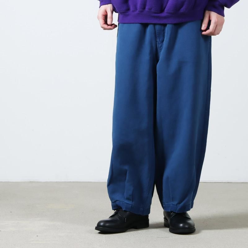 ANACHRONORM (アナクロノーム) INDIGO HEM TUCK EASY PANTS