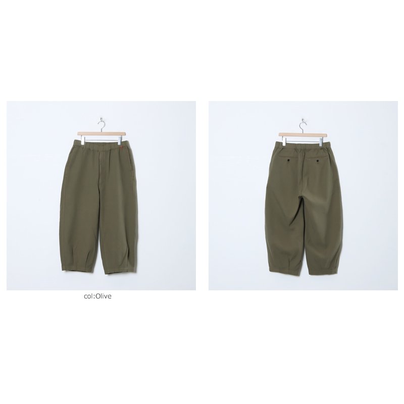 ANACHRONORM (アナクロノーム) HEM TUCK EASY PANTS / ヘムタック