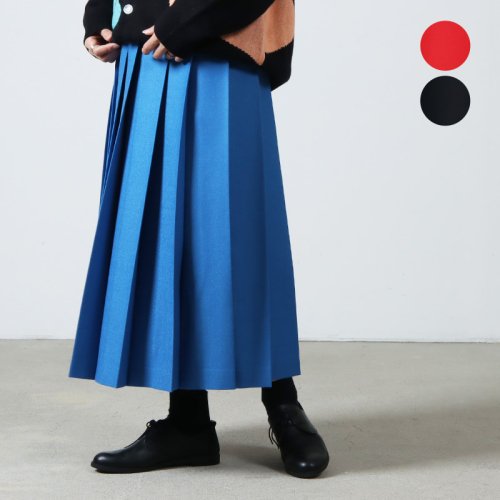 Charpentier de Vaisseau (シャルパンティエ ドゥ ヴェッソ) Brisa Wool Pleated Skirt L-77 / ウールプリーツスカート