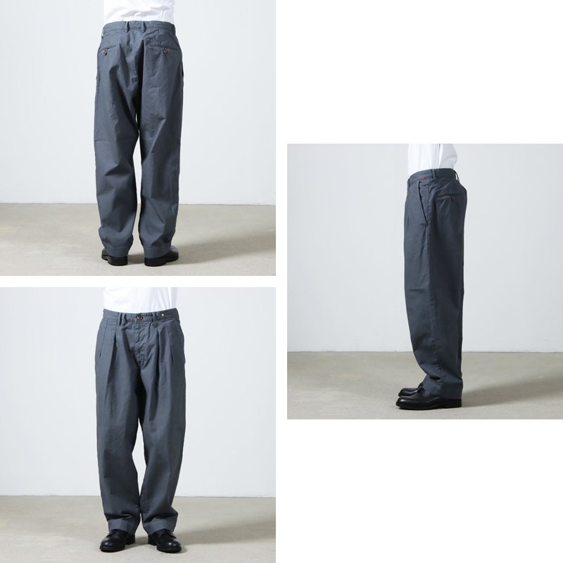 ANACHRONORM (アナクロノーム) STANDARD TUCK WIDE TROUSERS 