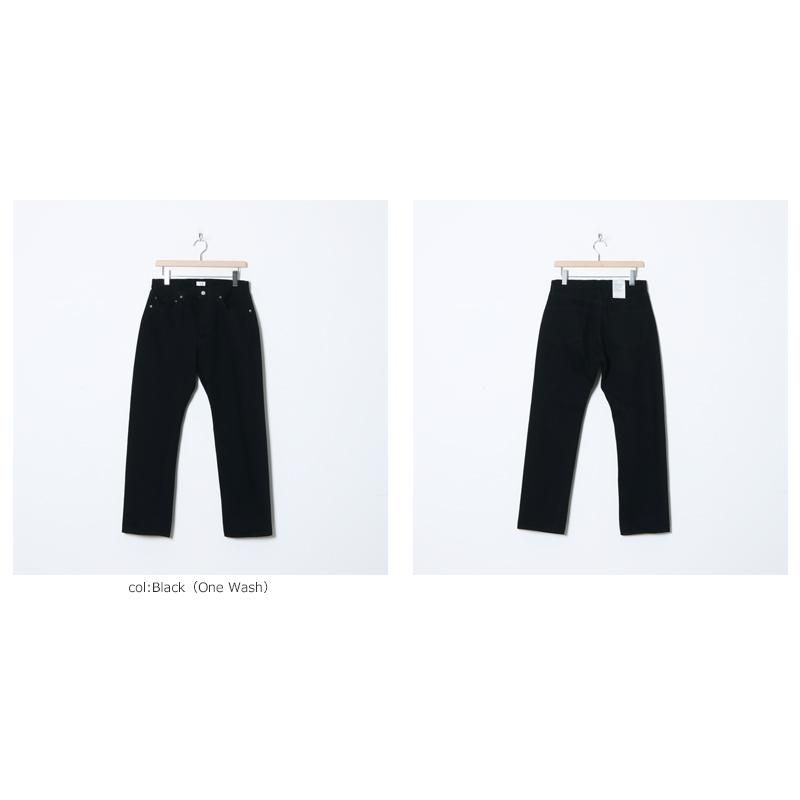 CIOTA (シオタ) Straight 5 Pocket Pants Black(One Wash CIOTA (シオタ) Straight 5 Pocket Pants Black(One Wash