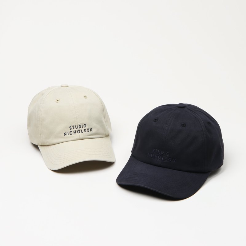 STUDIO NICHOLSON (スタジオニコルソン) CAP SNM - LOGO CAP / ロゴキャップ