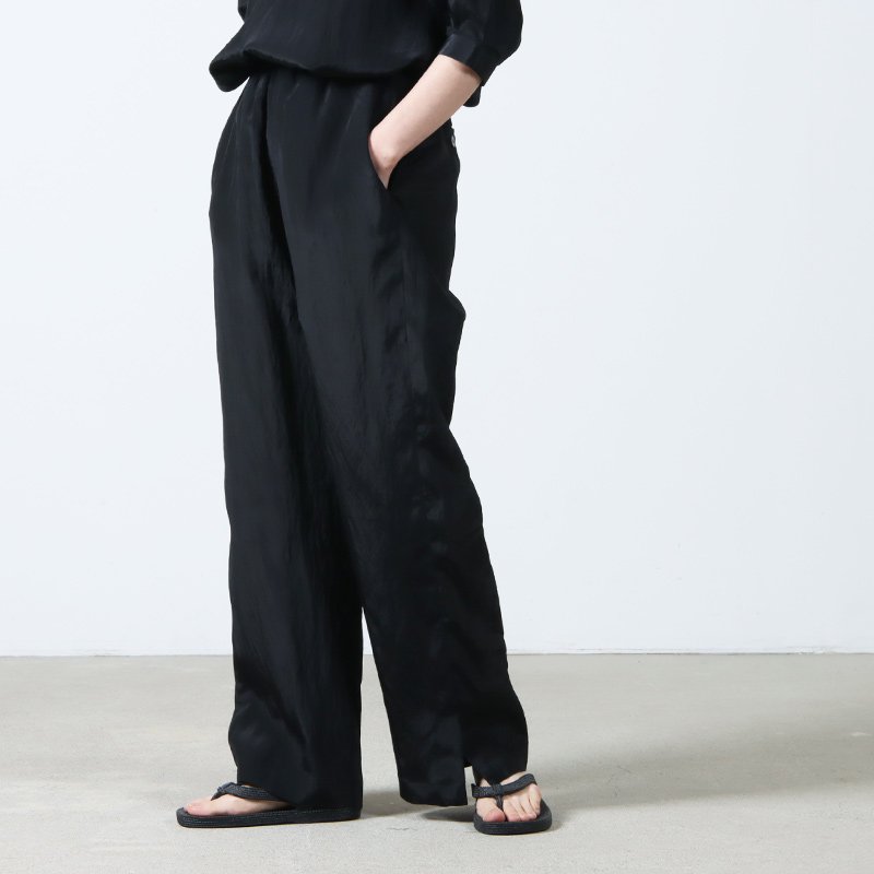 08sircus (ゼロエイトサーカス) Viscose washer slit easy pants / ヴィスコースワッシャースリットイージーパンツ