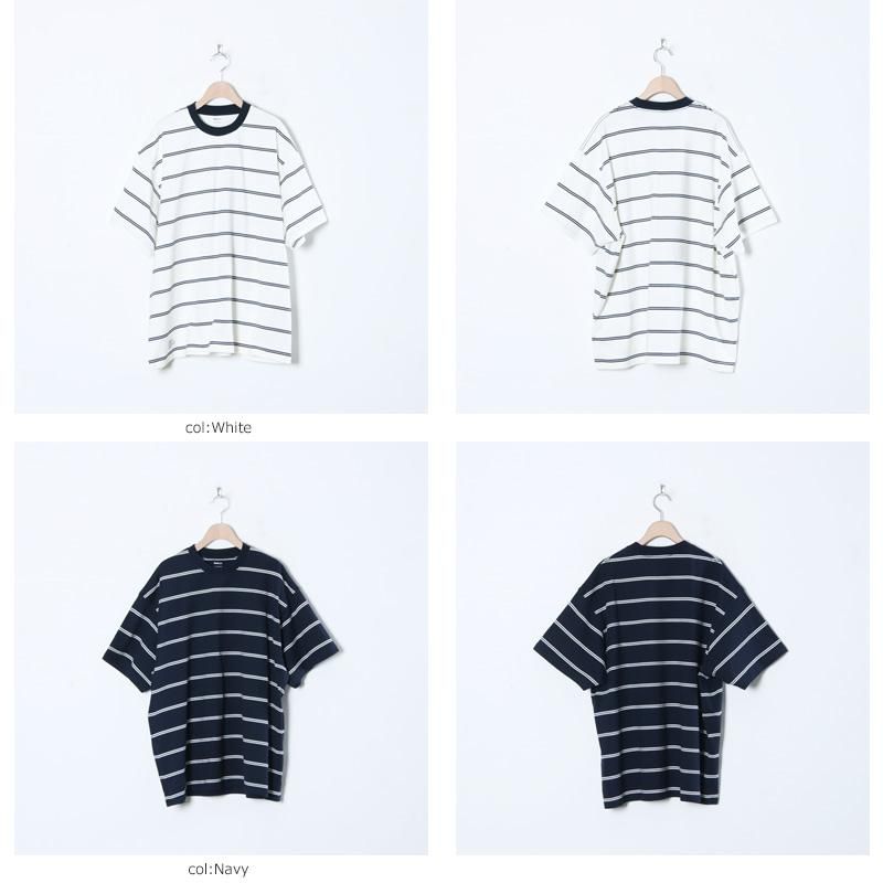 Fresh Service (フレッシュサービス) MULTI BORDER S/S TEE