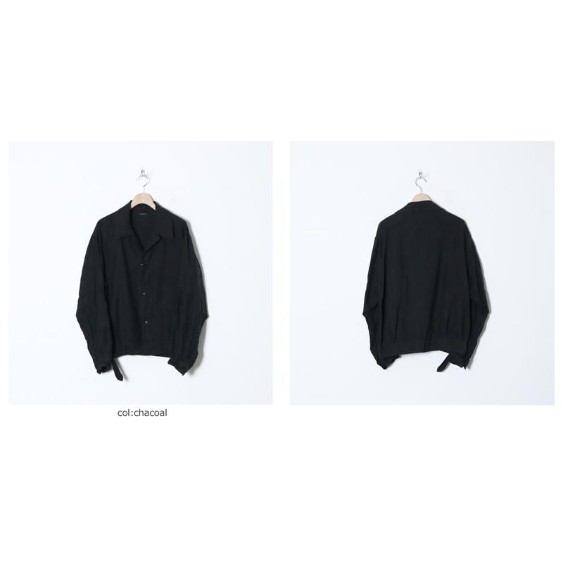 COMOLI (コモリ) リネン ベルテッドジャケット