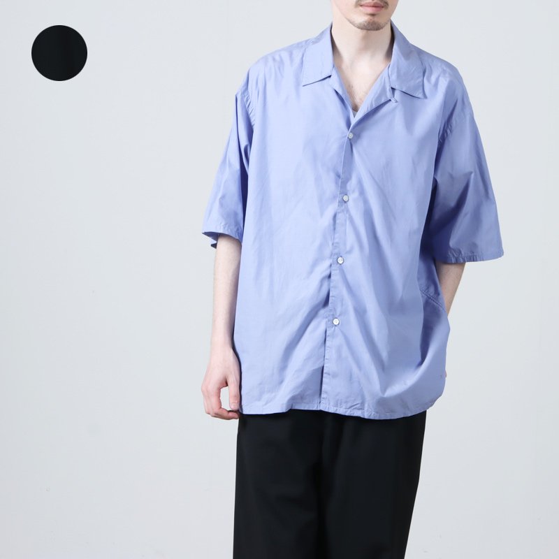 blurhms (ブラームス) Chambray Open-collar Shirt / シャンブレーオープンカラーシャツ