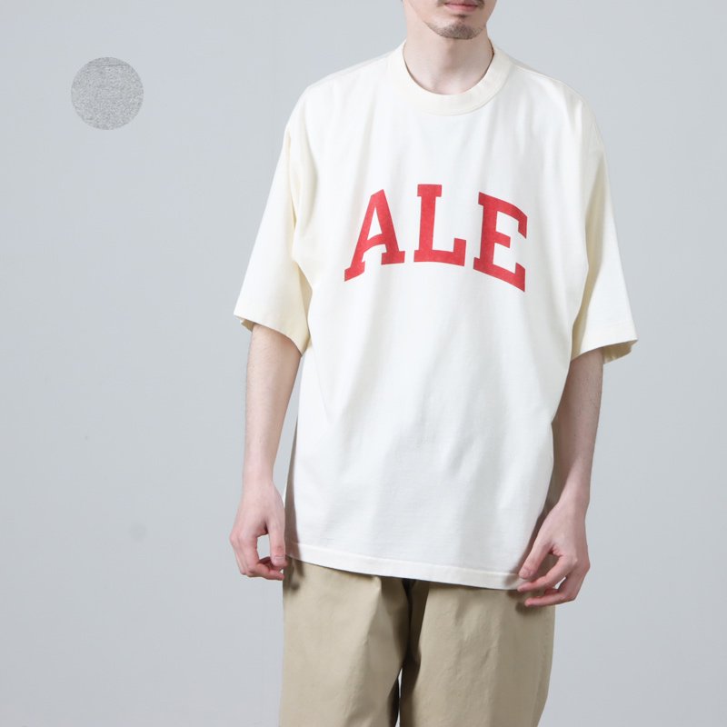 blurhmsROOTSTOCK (ブラームス ルーツストック) ALE-Y 88/12 Print Tee WIDE / ALE-Y 88/12  プリントTシャツ ワイド