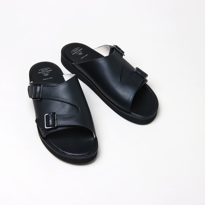 foot the coacher (フットザコーチャー) DOUBLE BELT SANDALS(HARDNESS 60 SOLE) / ダブルベルト サンダル ハードネス60ソール