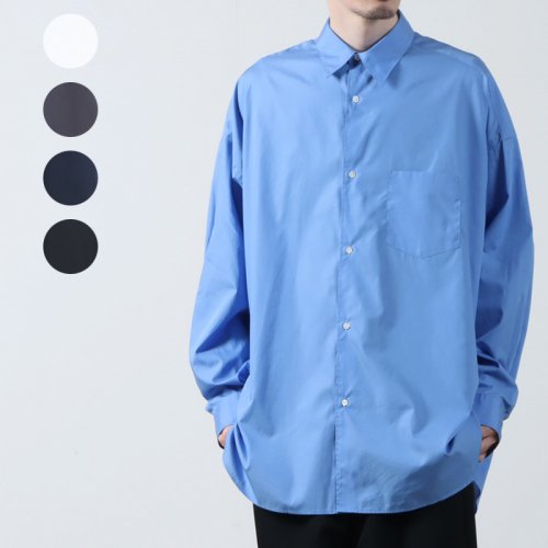 Graphpaper (եڡѡ) Broad L/S Oversized Regular Collar Shirt / ֥ɥ󥰥꡼֥Сɥ쥮顼顼