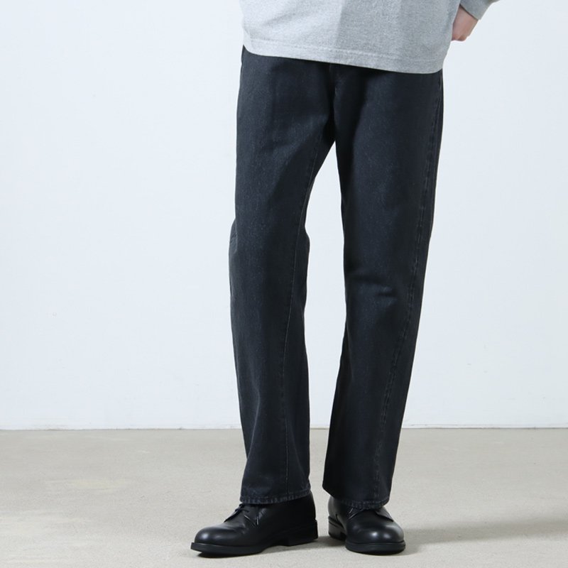 CIOTA (シオタ) Straight 5 Pocket Pants Medium Black / ブラックスビン 13.5oz ストレートデニム