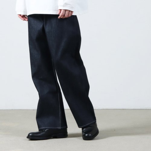 Graphpaper (եڡѡ) Selvage Denim Five Pocket Wide Straight Pants-RIGID- /ǥ˥ե֥ݥåȥ磻ɥȥ졼ȥѥ