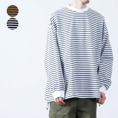 is-ness (ͥ) BALLOON STRIPES LONG SLEEVE T SHIRT / Х롼󥹥ȥ饤ץ󥰥꡼T