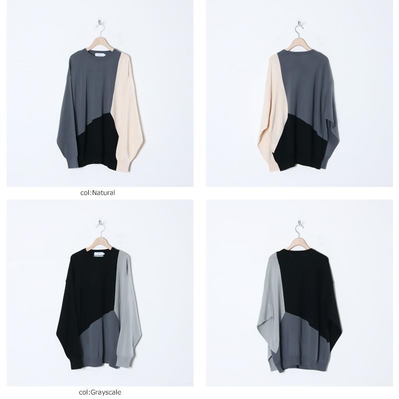 Graphpaper (グラフペーパー) Fine Wool Intarsia Knit Graphpaper (グラフペーパー) Fine Wool Intarsia Knit