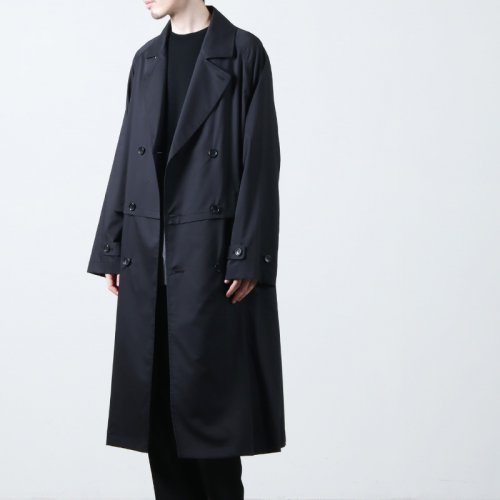 Graphpaper (եڡѡ) Silicon Poplin Cape Trench Coat / ꥳݥץ󥱡ץȥ