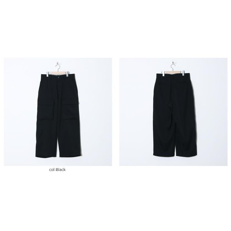 Graphpaper (グラフペーパー) Light Doeskin Wide Cargo