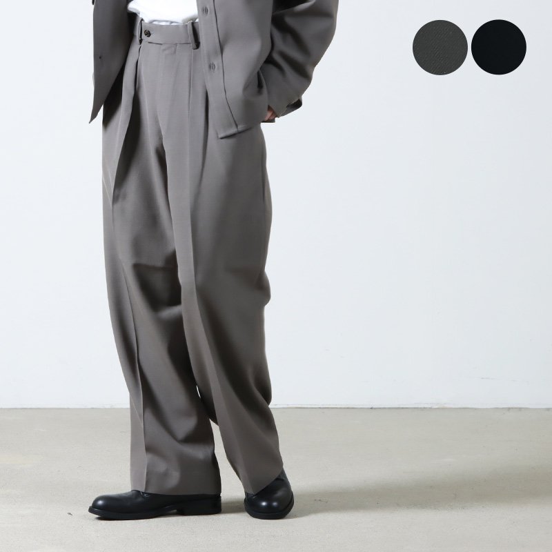 MARKAWARE (マーカウェア) DOUBLE PLEATED TROUSERS / ダブルプリーツトラウザー