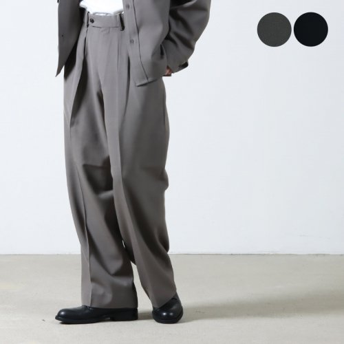 MARKAWARE (ޡ) DOUBLE PLEATED TROUSERS / ֥ץ꡼ĥȥ饦