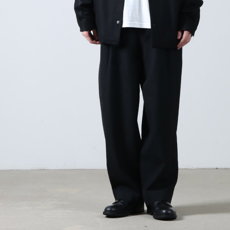 marka (マーカ) OFFICER PANTS 2TUCK WIDE / オフィサーパンツ ツータックワイド