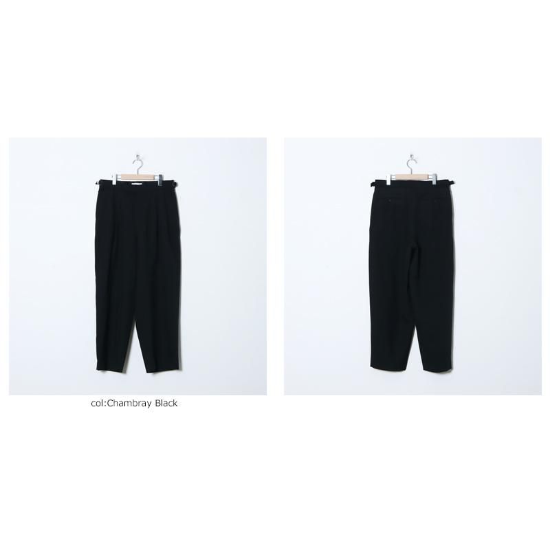 marka (マーカ) OFFICER PANTS 2TUCK WIDE / オフィサーパンツ