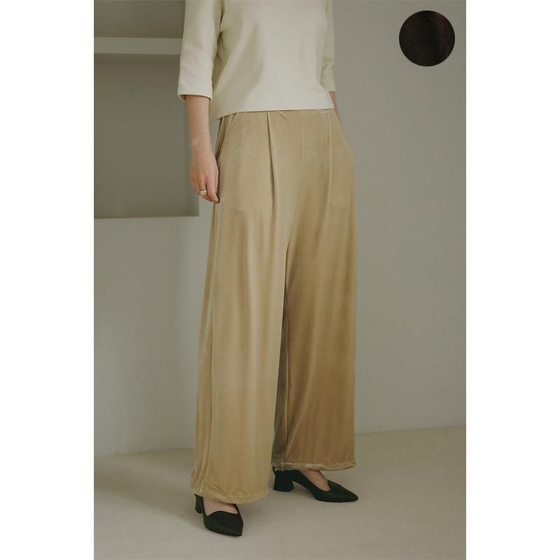 MANOF (マノフ) VELOUR CUT PANTS / ベロアカットパンツ