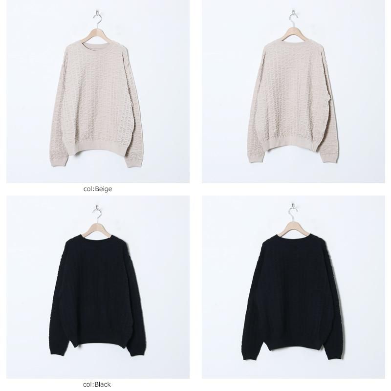 crepuscule (クレプスキュール) Wave Knit / ウェーブニット