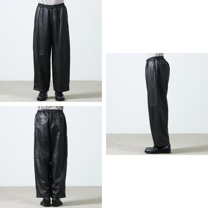 Graphpaper (グラフペーパー) Sheep Leather Track Pants / シープレザートラックジャケット