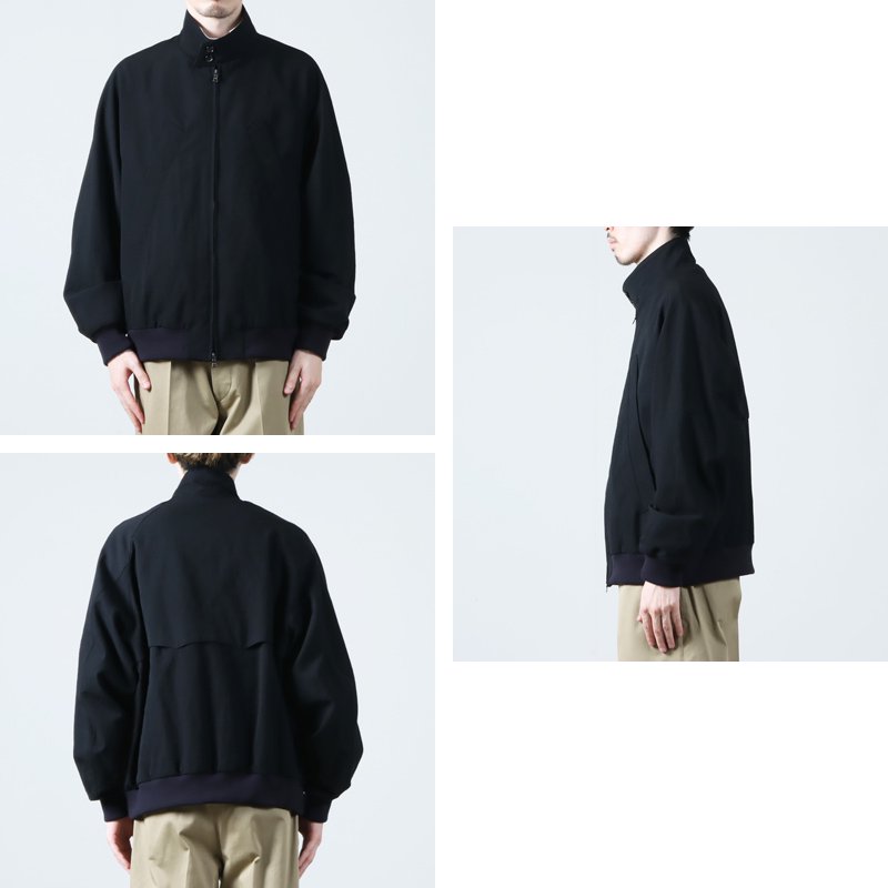 blurhms (ブラームス) Rough Wool Gabardine Harrington Jacket / ラフウールギャバジンハリントン ジャケット