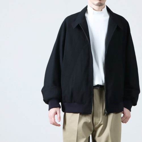 blurhms (֥顼ॹ) Rough Wool Gabardine Harrington Jacket / ե륮Хϥȥ󥸥㥱å