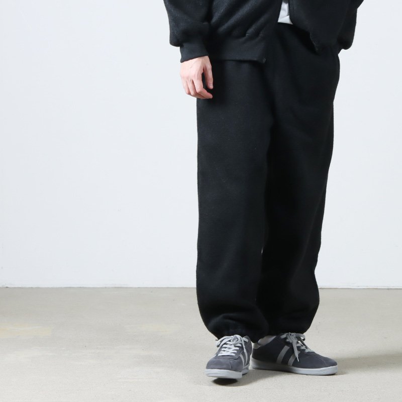 blurhms (ブラームス) Pe/silk Fleece Track Pants / ポリエステルシルク フリーストラック パンツ