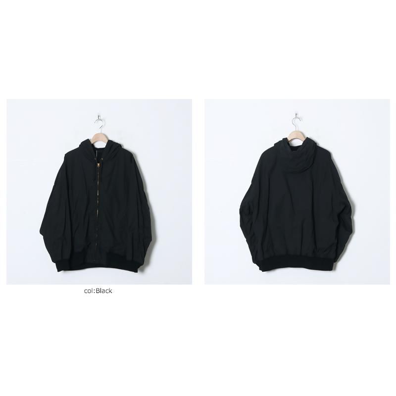 COMOLI (コモリ) コットンナイロン ジップパーカ