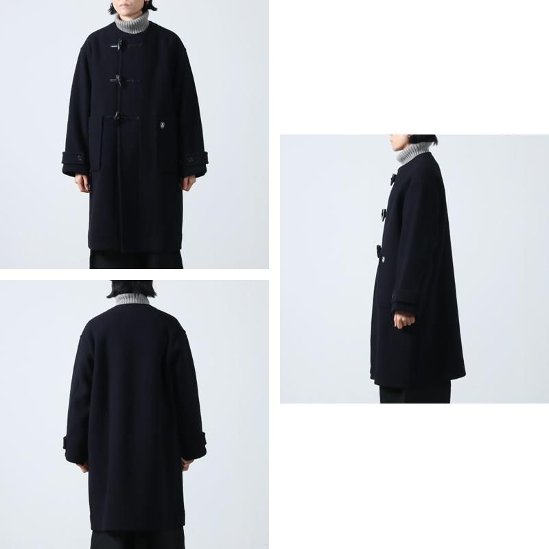 ORCIVAL (オーシバル) COLLARLESS DUFFEL COAT / カラーレス