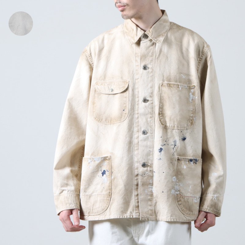 ANACHRONORM (アナクロノーム) NYLON PACH KINARI COVERALL JACKET / ナイロン パッチ キナリ  カバーオール ジャケット