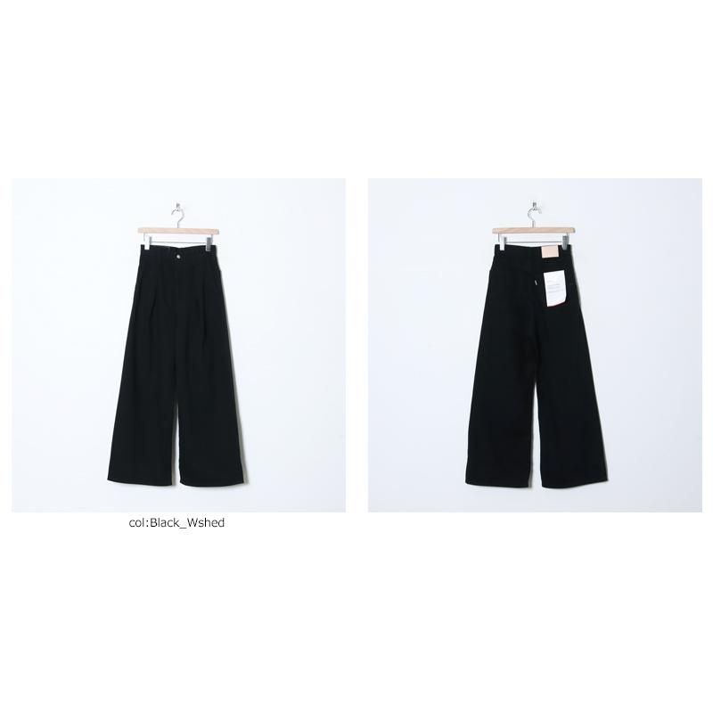 Graphpaper (グラフペーパー) Selvage Denim Two Tuck Wide