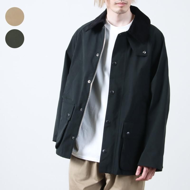 ジャケット・アウター Barbour PEACHED BEDALE CASUAL M241007-12 Barbour Men's OS Peached Bedale Casual Jacket in Sage Barbour