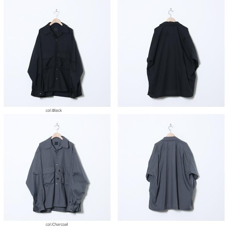 DAIWA PIER39 (ダイワピア39) TECH SPORTS OPEN COLLAR SHIRT L