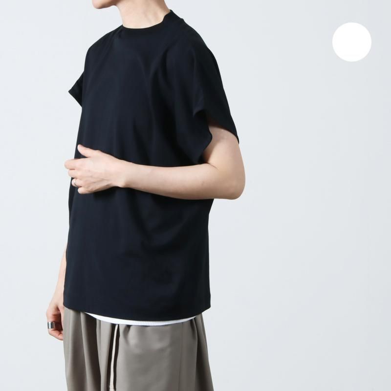 新品　alwel ドロップショルダートップ M オルウェル ALWEL ドロップショルダートップ, White – Navyblue