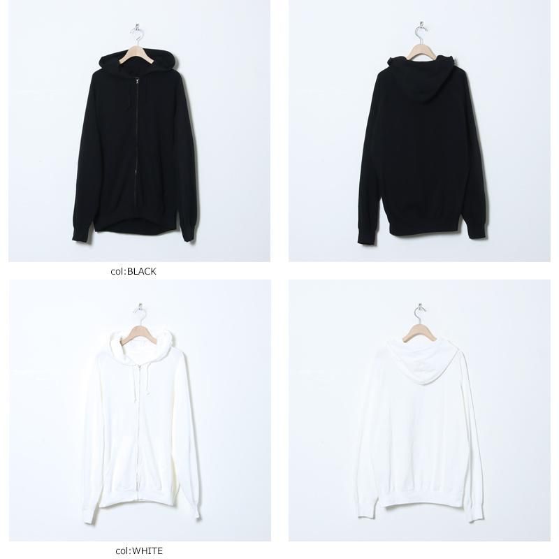 COMOLI (コモリ) LWコットン裏毛 ジップパーカ / ライトウエイト COMOLI (コモリ) LWコットン裏毛 ジップパーカ / ライトウエイト