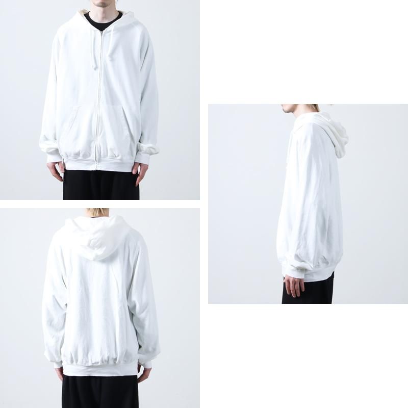 COMOLI (コモリ) LWコットン裏毛 ジップパーカ / ライトウエイト COMOLI (コモリ) LWコットン裏毛 ジップパーカ / ライトウエイト